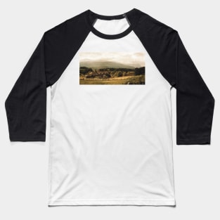 Cadair Idris, Wales - Original Illustration Baseball T-Shirt